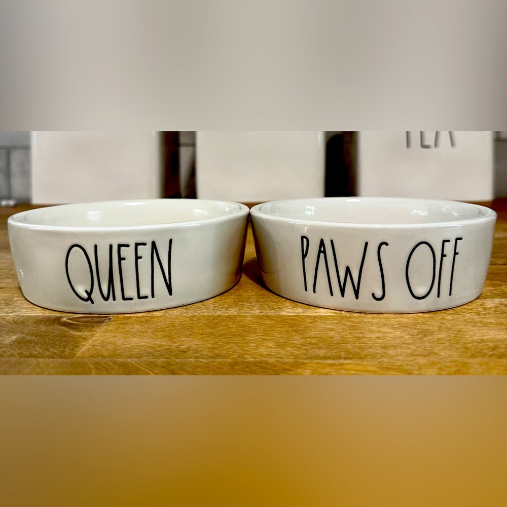 Rae Dunn Ceramic Small Pet Bowls